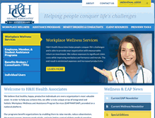 Tablet Screenshot of hhhealthassociates.com